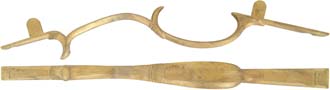 Triggerguard, Bedford County, Pennsylvainia,
wax cast brass